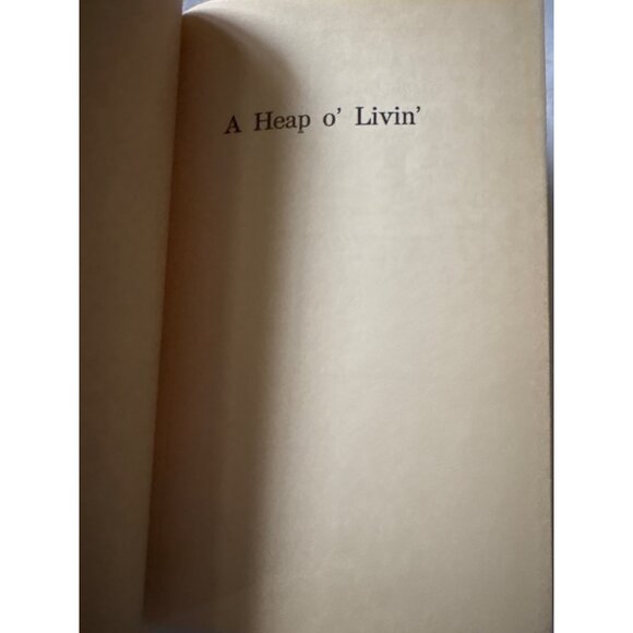 A Heap O Livin By Edgar A. Guest Hardcover 1916 Dust Jacket Reilly Chicago - Picture 3 of 16